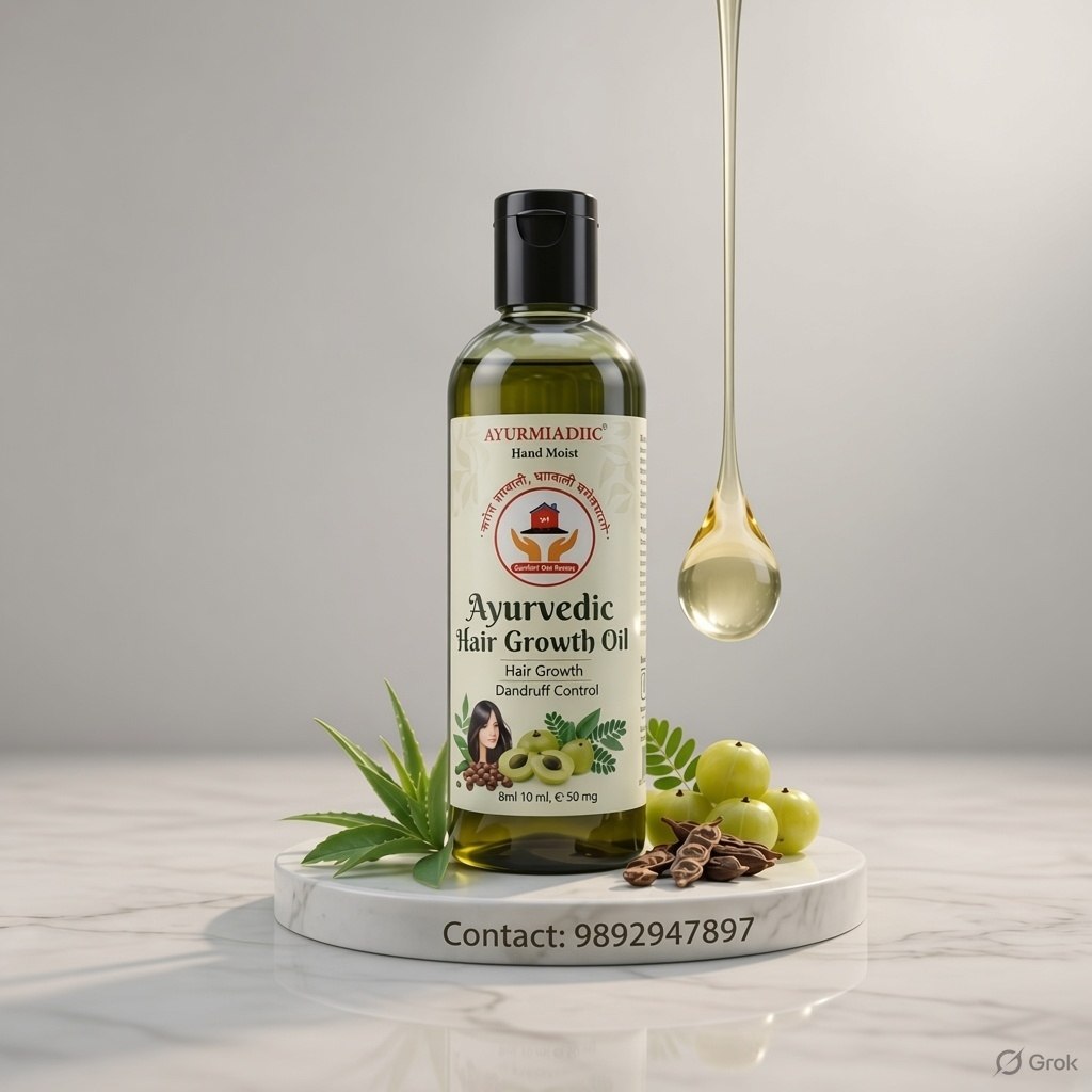 Ayurvedic Hair Regrowth Oil feature image 2