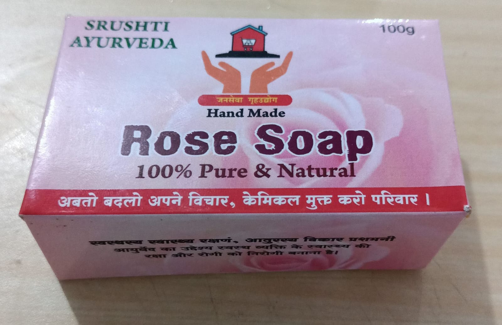 rose body soap
